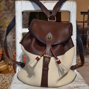 XL Dooney & Bourke Teton Sherpa Leather Backpack